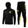 BVB Borussia Dortmund Tréninkový Bunda Kapucí 2022-23 Černá